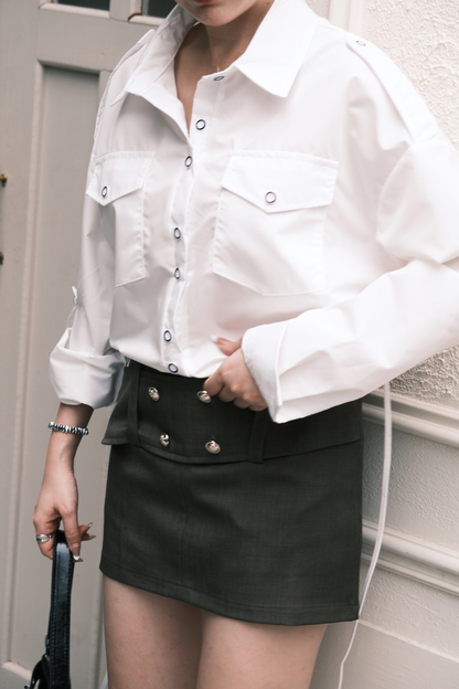 Manon Oversized Shirt in White