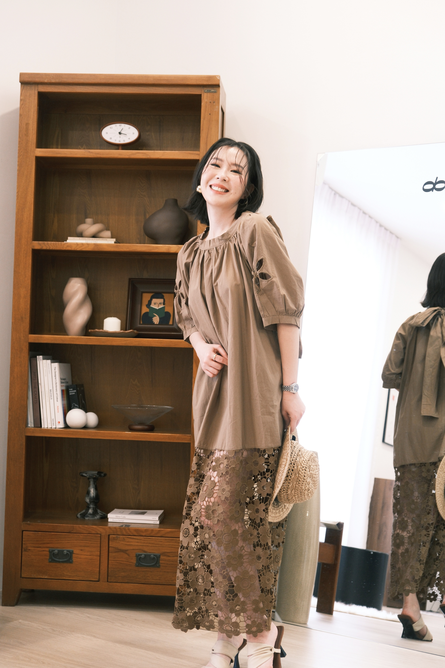 Florence Lace Hem Maxi Dress