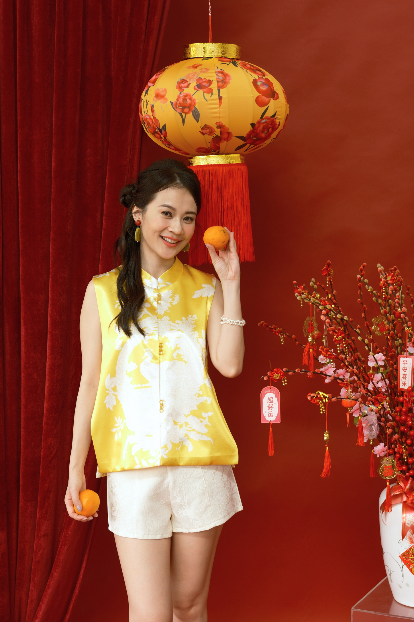 Florence Brocade Mandarin Vest (In-Stock)