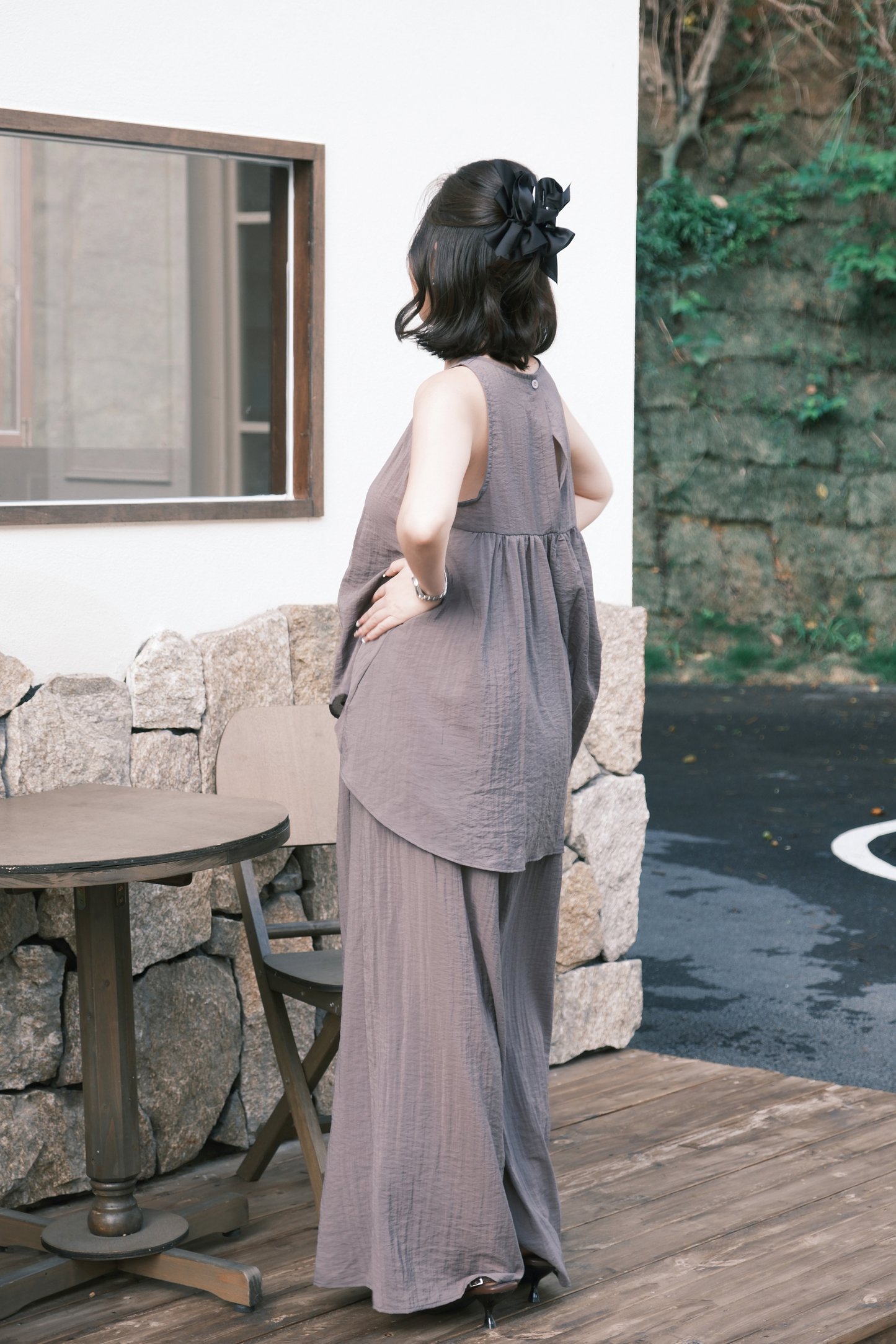 Seraphine Layered Lounge Set in Grey