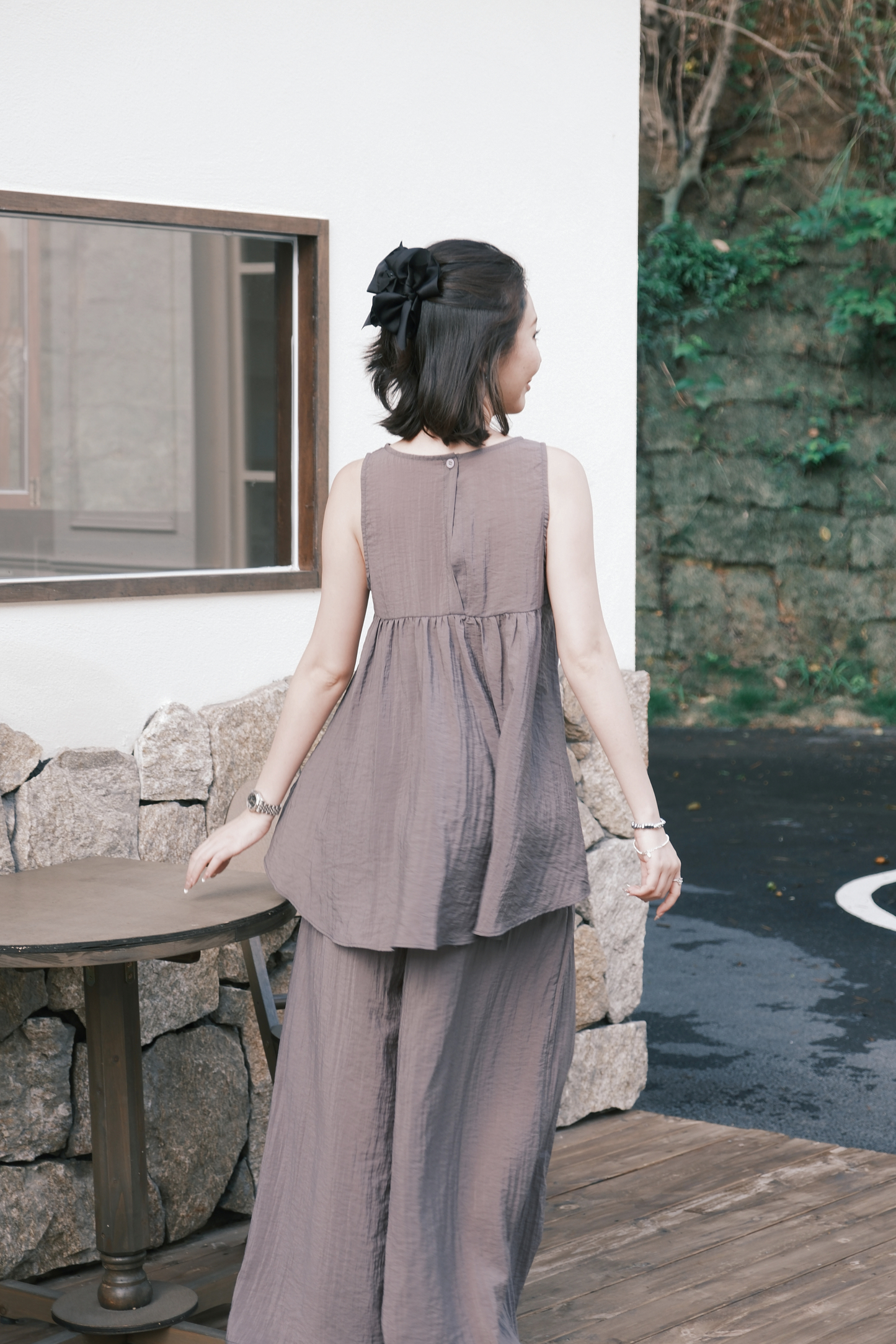 Seraphine Layered Lounge Set in Grey