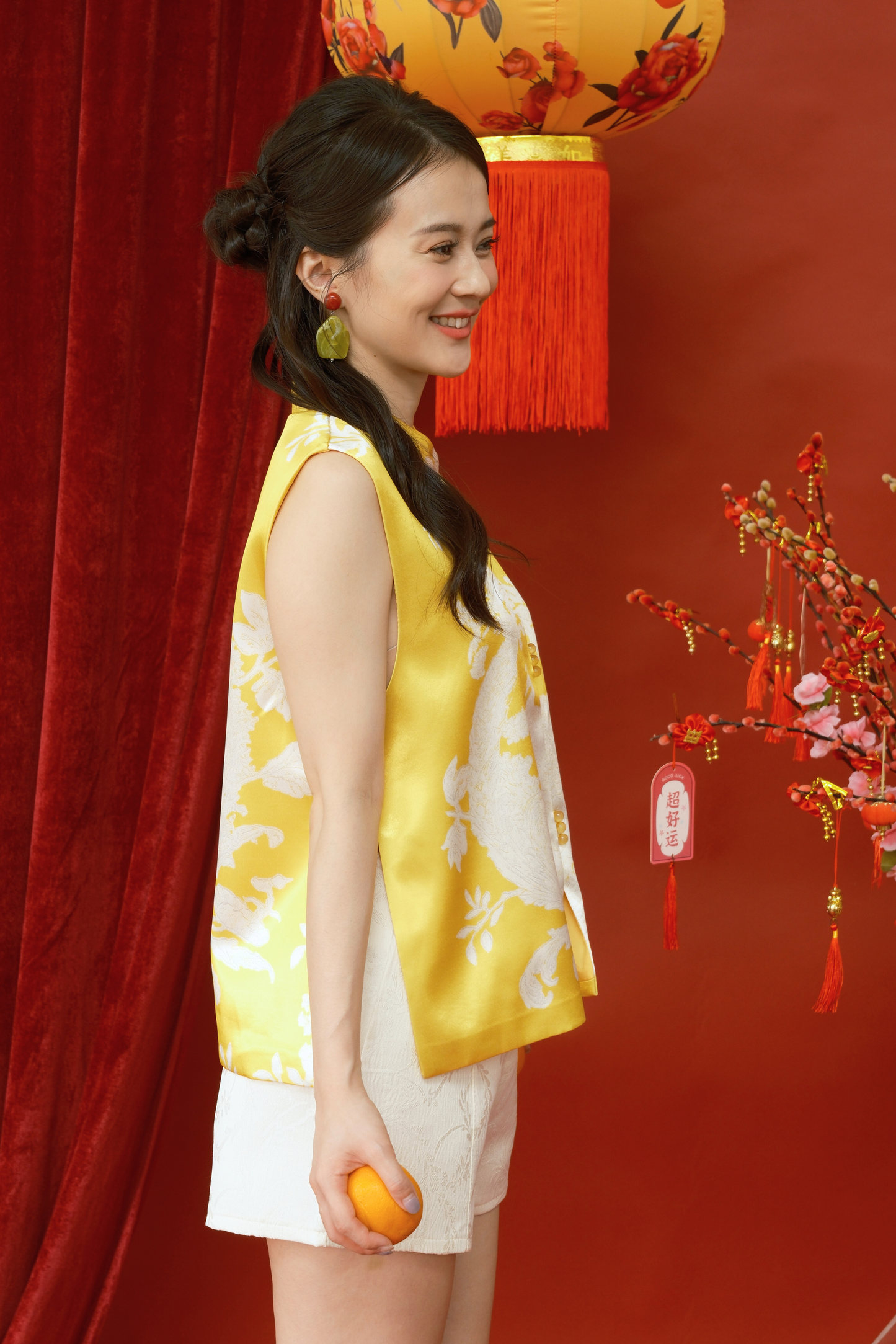 Florence Brocade Mandarin Vest (In-Stock)