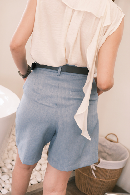 Skye Tailored Shorts in Blue
