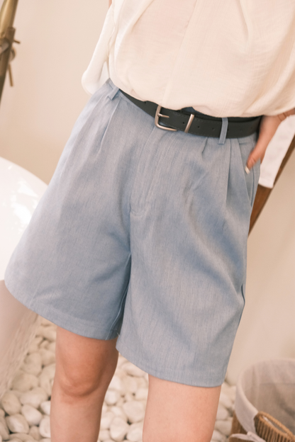 Skye Tailored Shorts in Blue