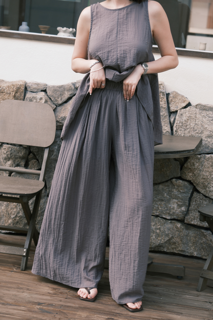 Seraphine Layered Lounge Set in Grey