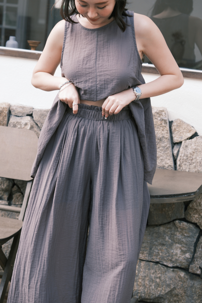 Seraphine Layered Lounge Set in Grey