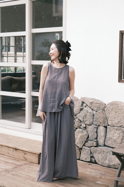 Seraphine Layered Lounge Set in Grey