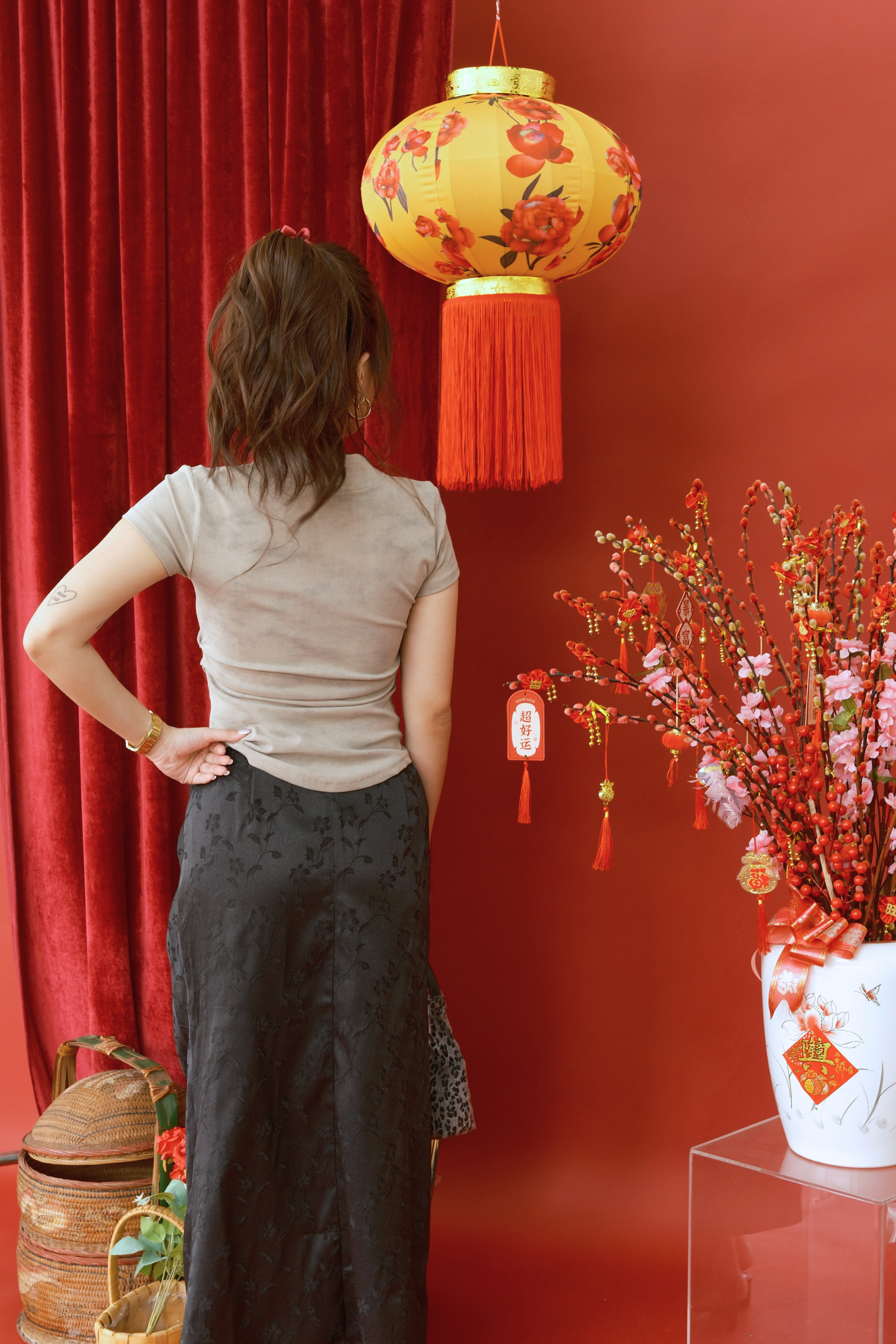 Amandine Bamboo Knit Top in Dark Green (In-Stock)