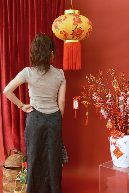 Amandine Bamboo Knit Top in Dark Green (In-Stock)