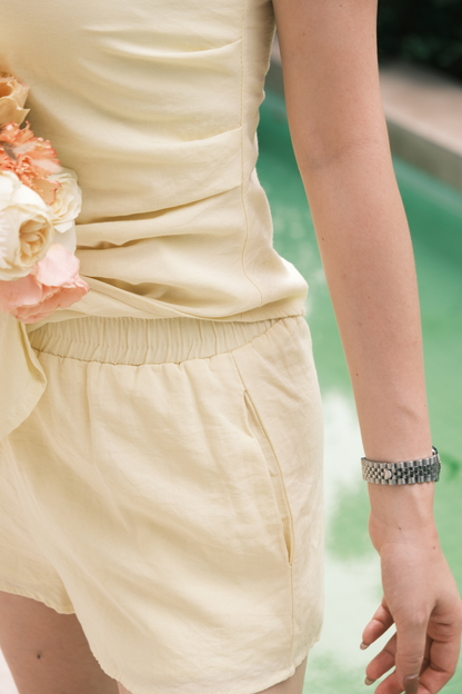 Céline Tube Top & Shorts Set