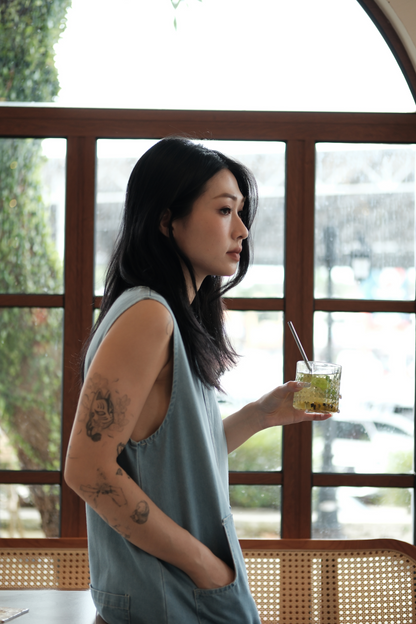 Nico Denim Tank Maxi Dress