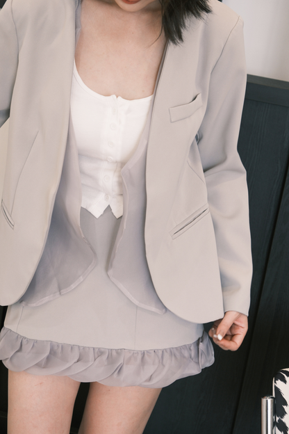 Mira Cloud Blazer Two-Piece Set