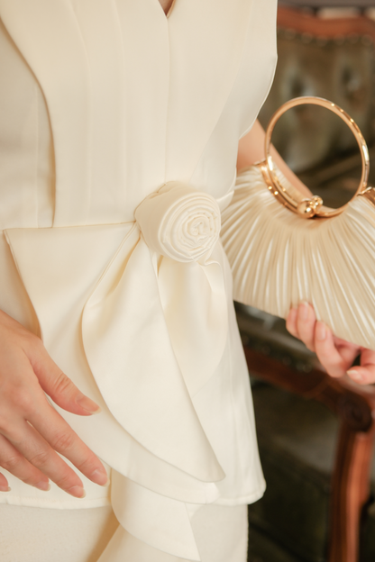 Élise Rosette Peplum Top