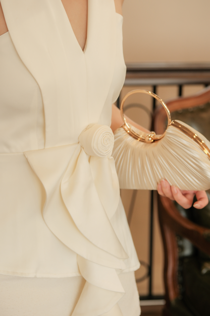 Élise Rosette Peplum Top