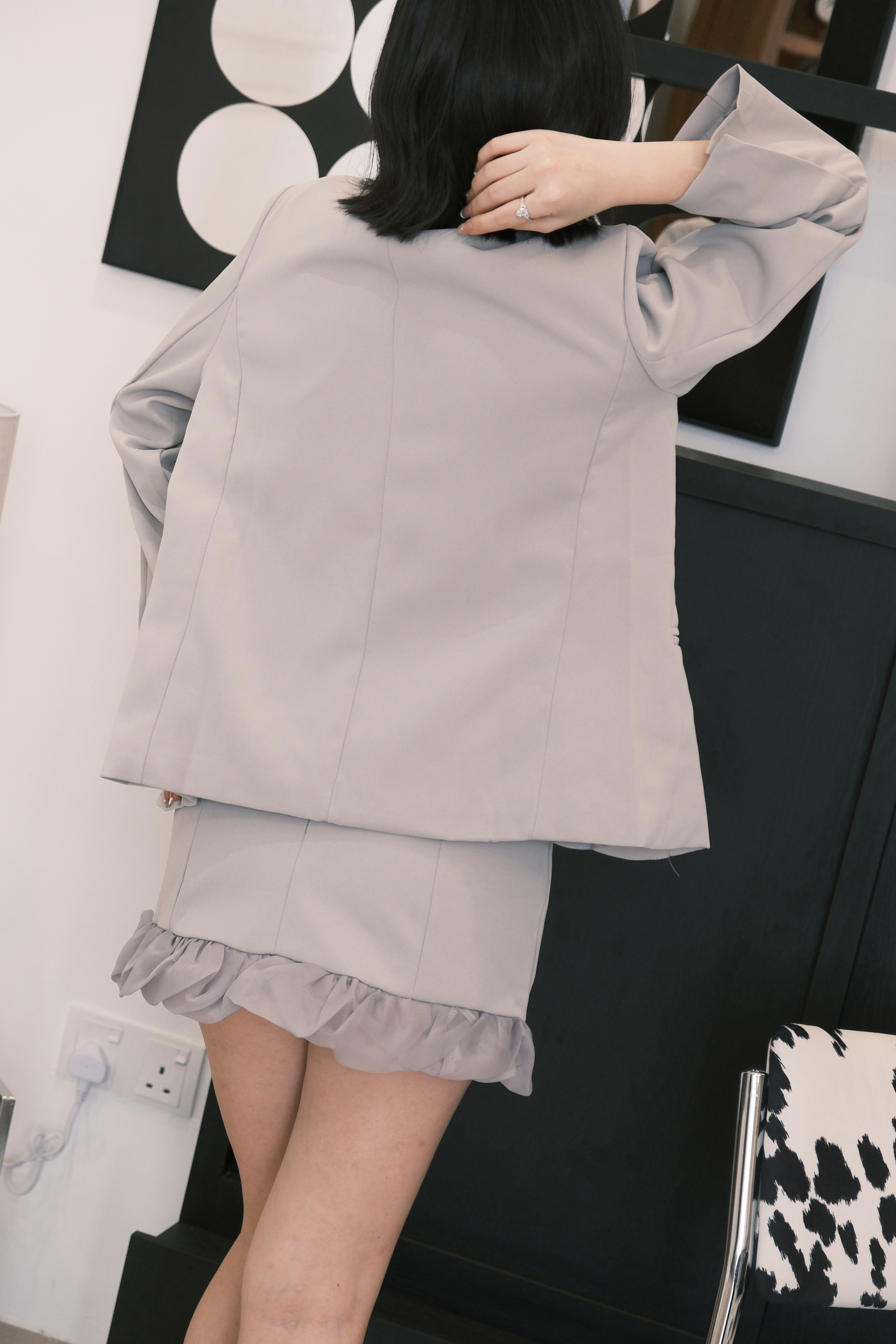 Mira Cloud Blazer Two-Piece Set