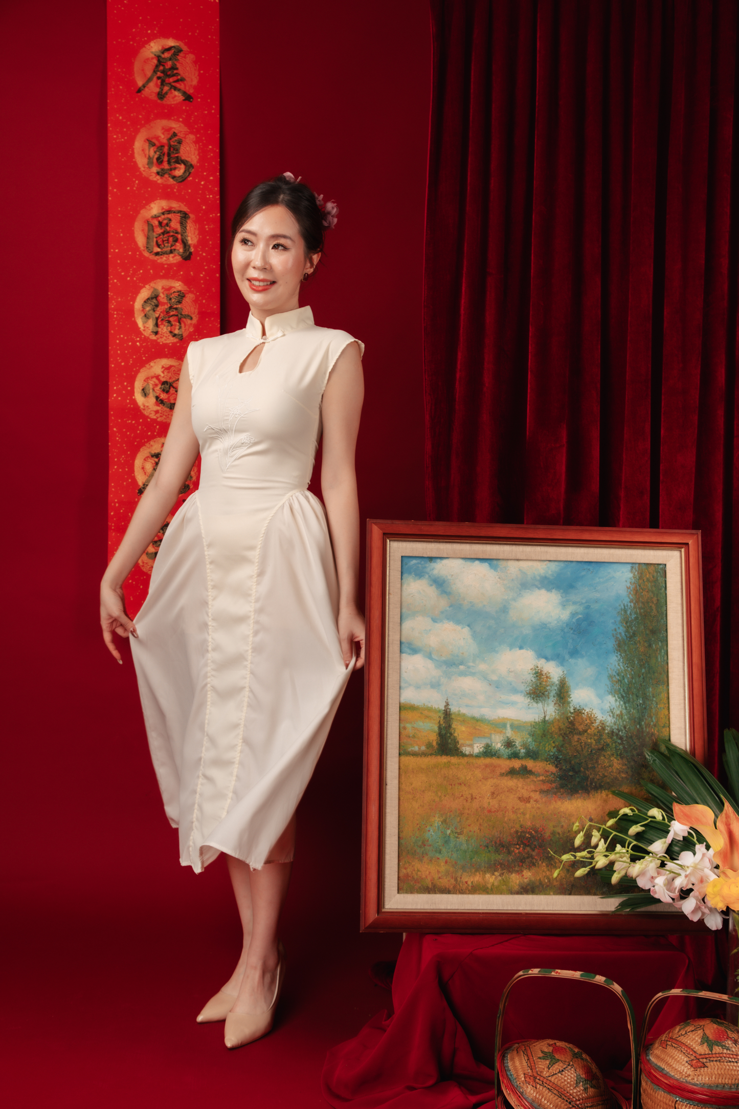Dawn Lily Cheongsam Dress
