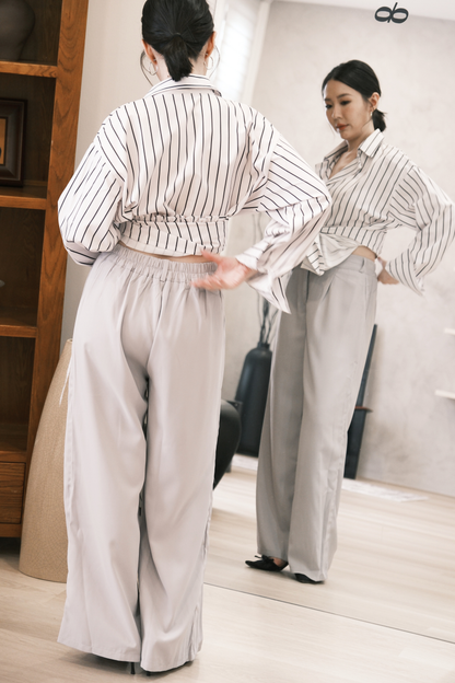 Amélie Tailored Stripe Two-Piece Set