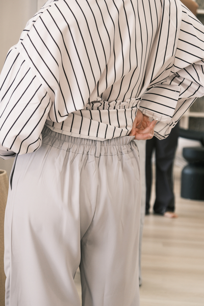 Amélie Tailored Stripe Two-Piece Set