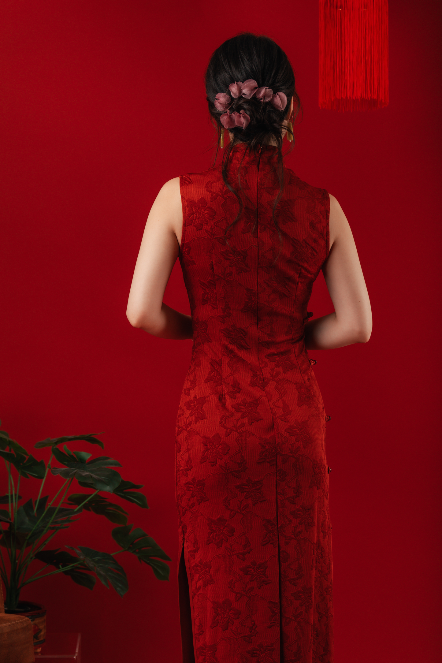 Margaux Brocade Cheongsam Dress (In-Stock)