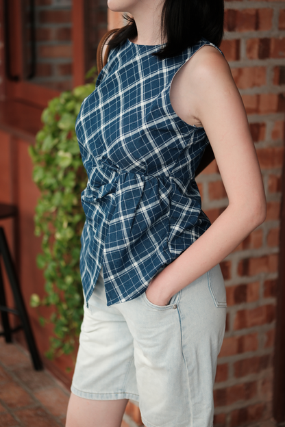 Zoé Relaxed Fit Denim Bermuda Shorts