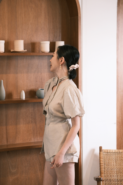 Colette Tailored Puff Sleeve Set