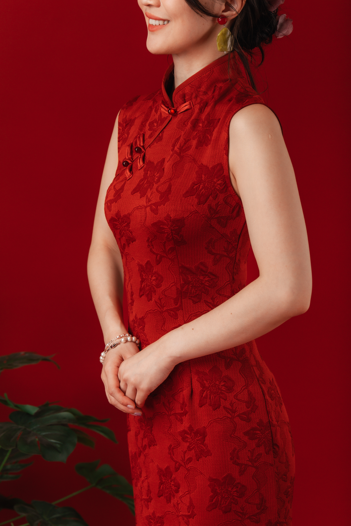 Margaux Brocade Cheongsam Dress (In-Stock)