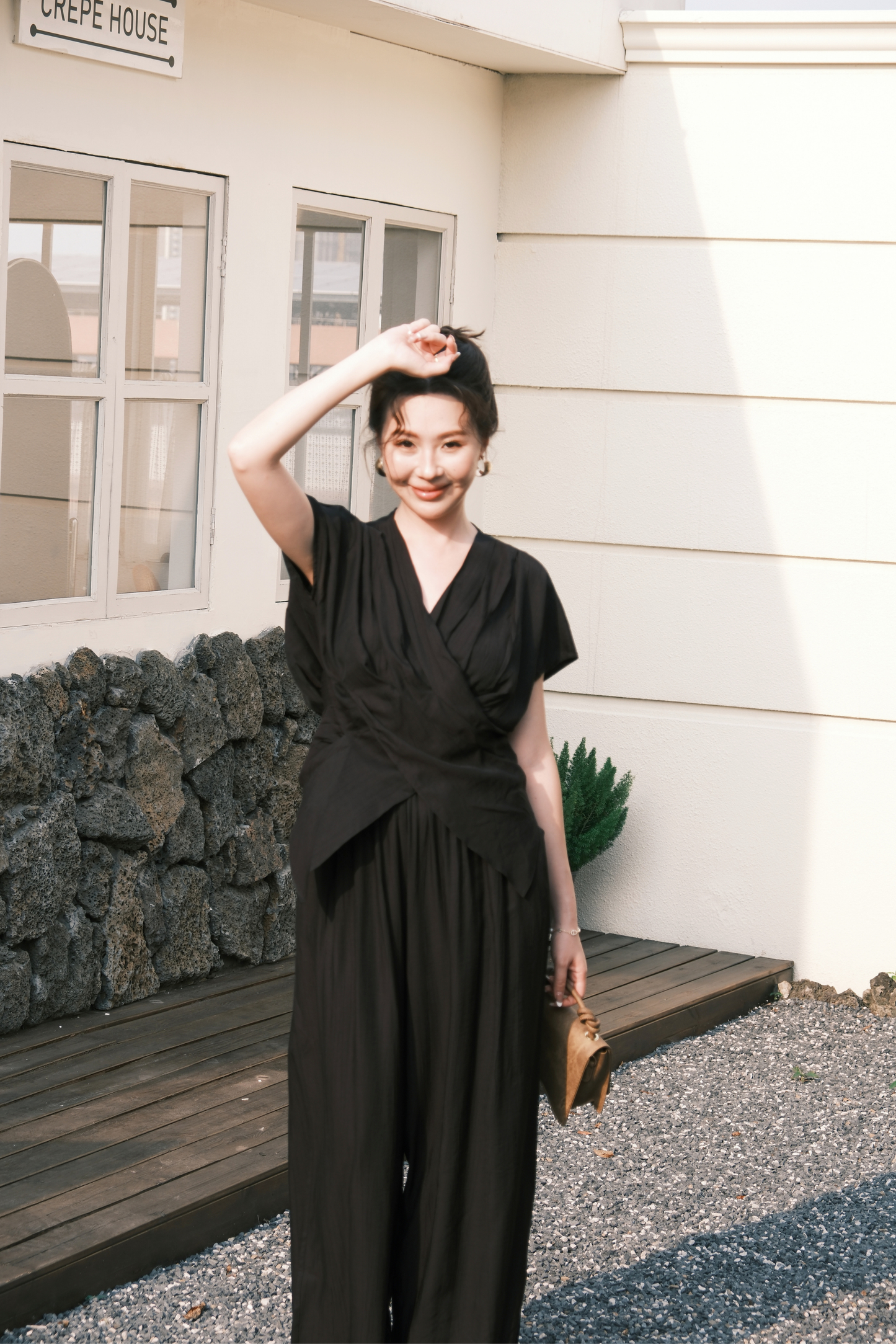 Rosalie Drape Set in Black