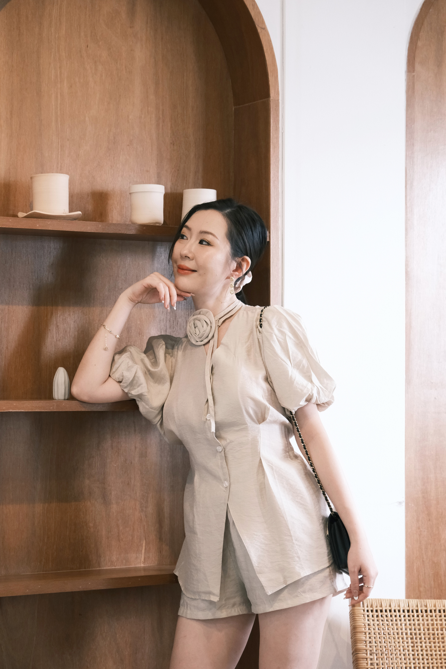 Colette Tailored Puff Sleeve Set