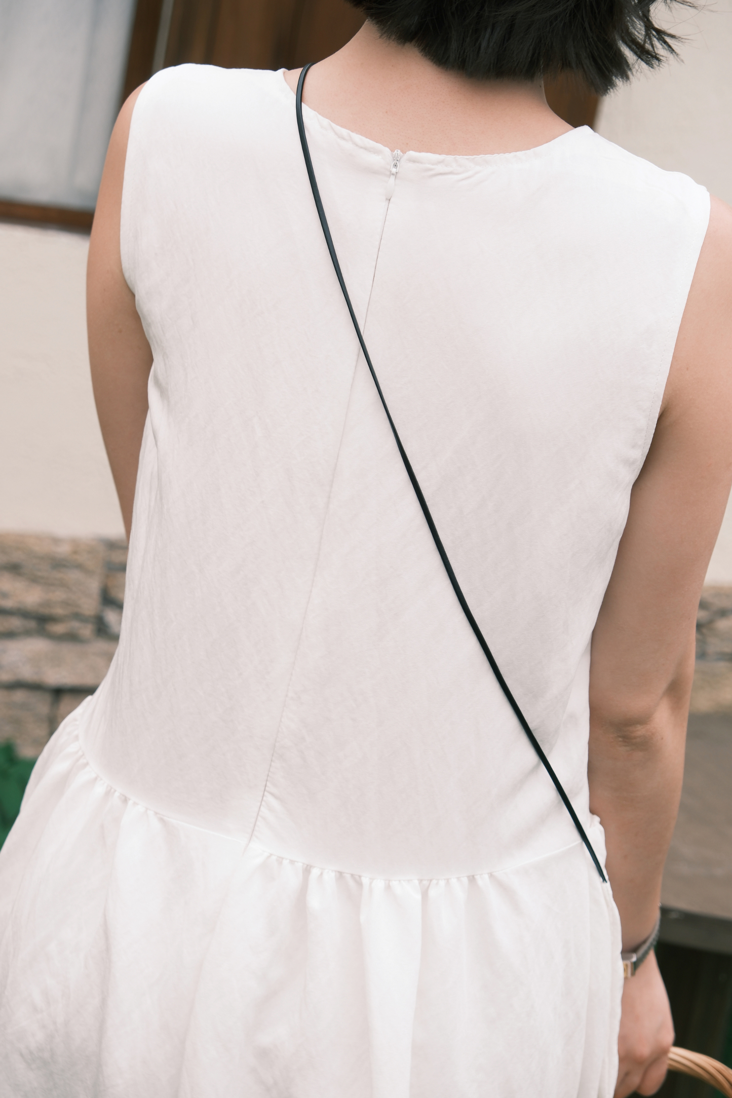 Elodie Midi Dress in Soft White
