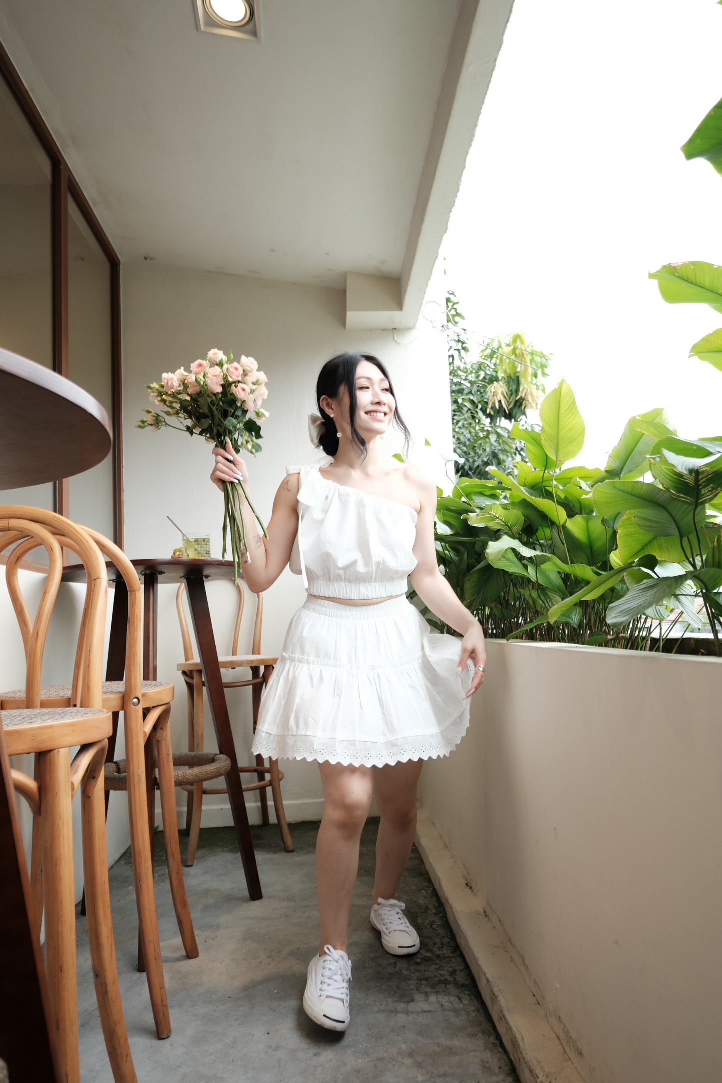 Élodie Lace Mini Skirt