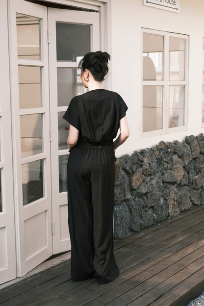 Rosalie Drape Set in Black
