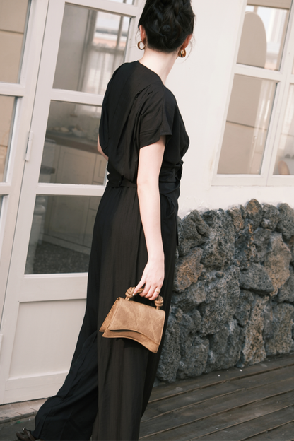 Rosalie Drape Set in Black