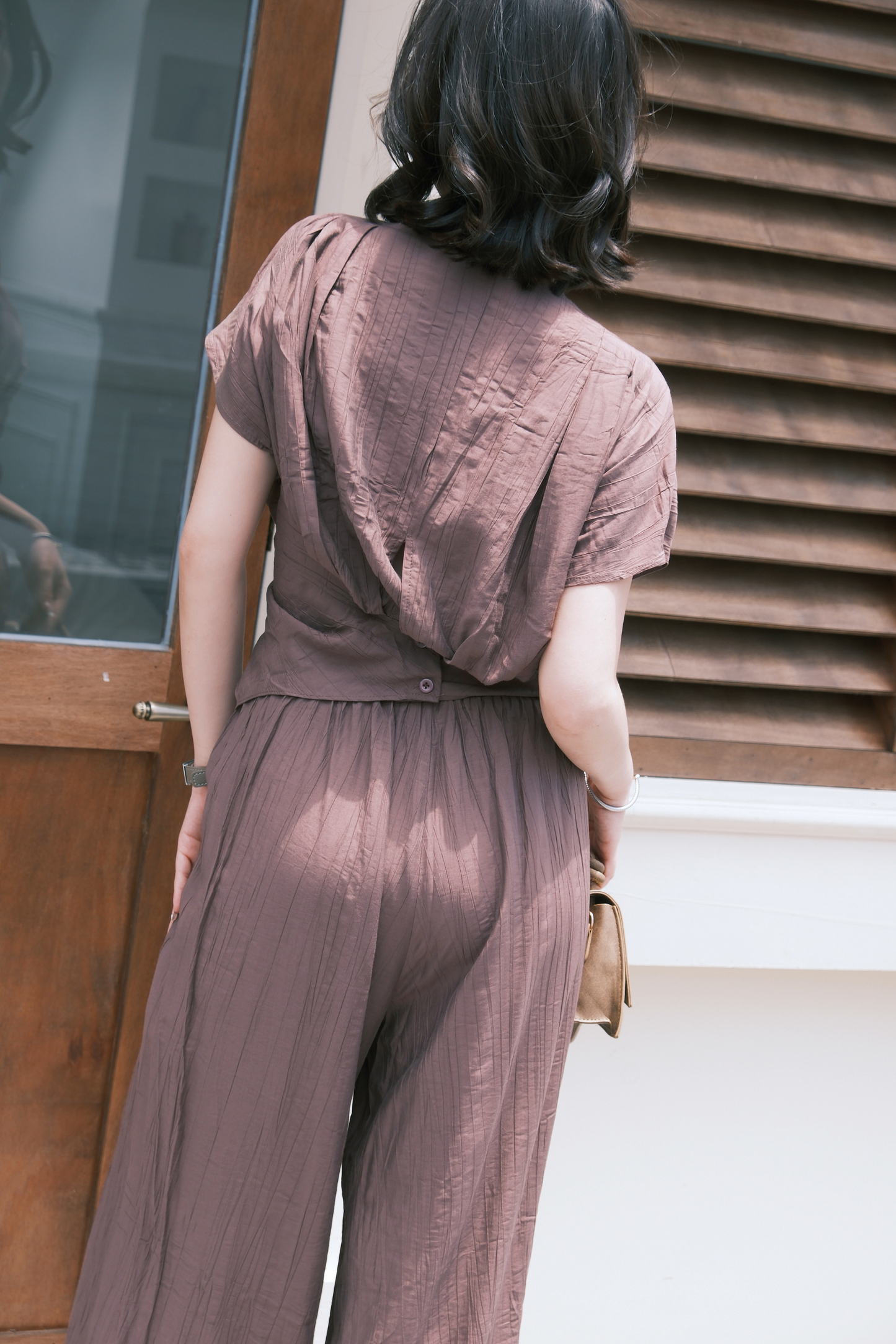 Rosalie Drape Set in Purple