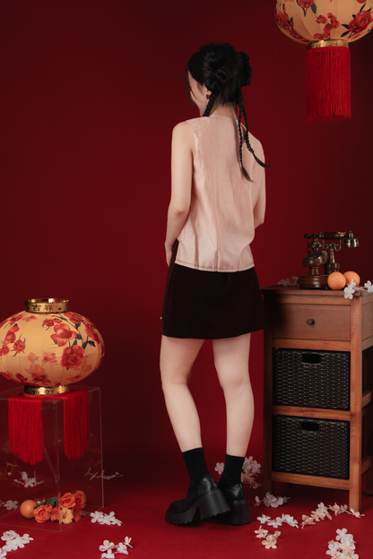 Peach Serenade Tang Vest (In-Stock)