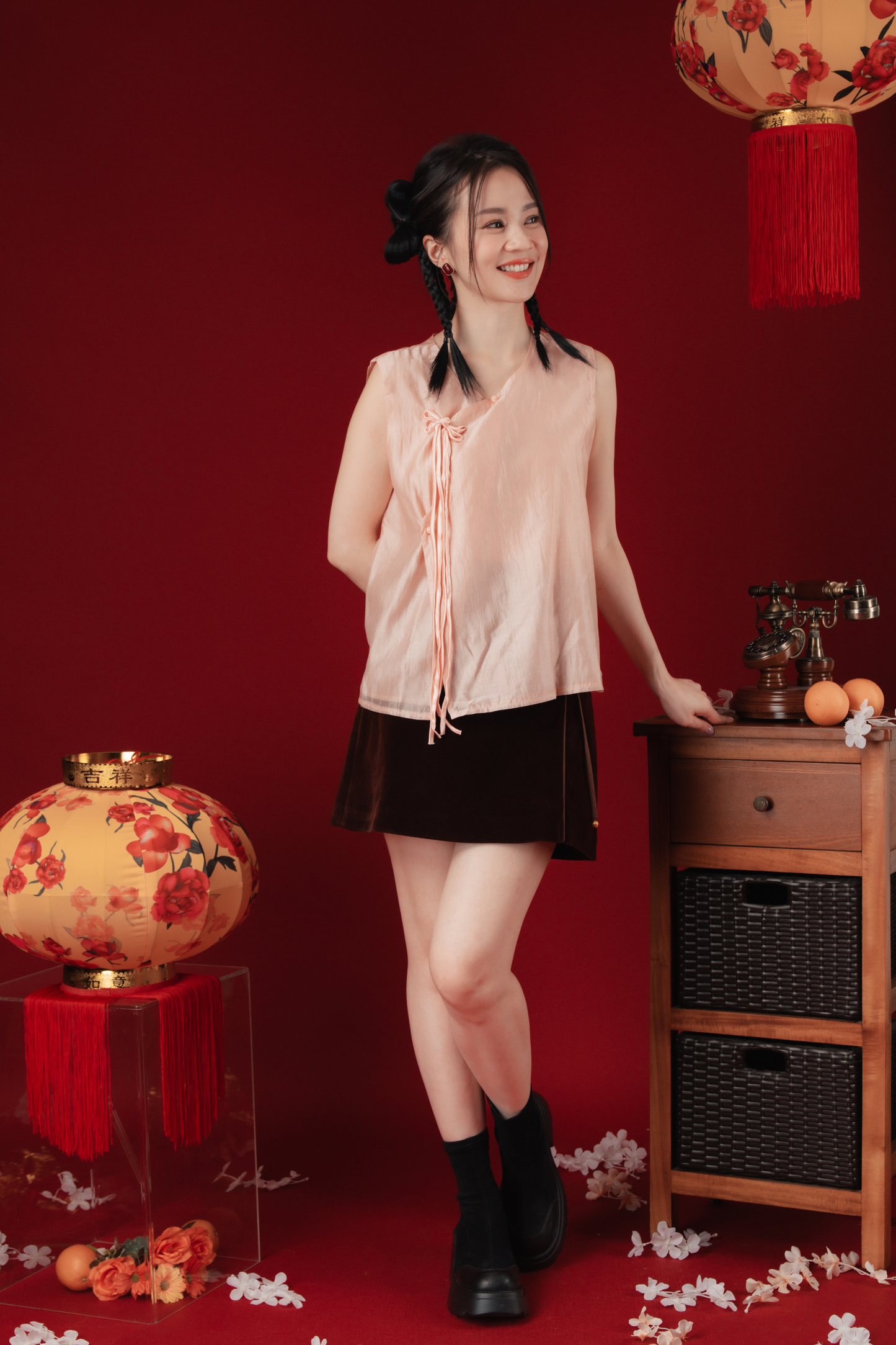 Peach Serenade Tang Vest (In-Stock)
