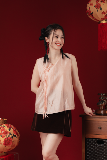 Peach Serenade Tang Vest (In-Stock)