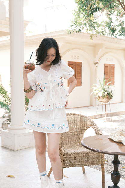 Colette Embroidered Ribbon Set