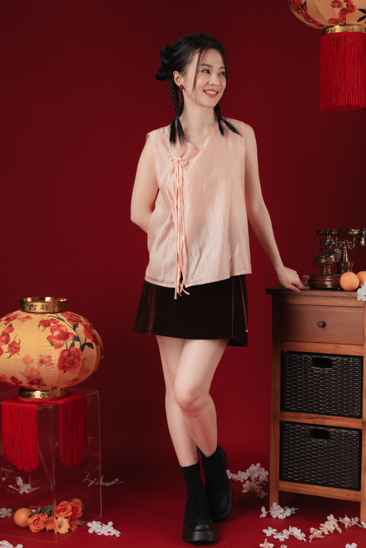 Peach Serenade Tang Vest (In-Stock)