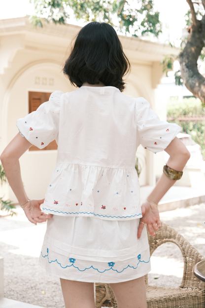 Colette Embroidered Ribbon Set