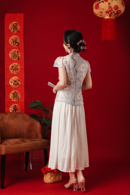 Diana Floral Jacquard Cheongsam Dress (In-Stock)