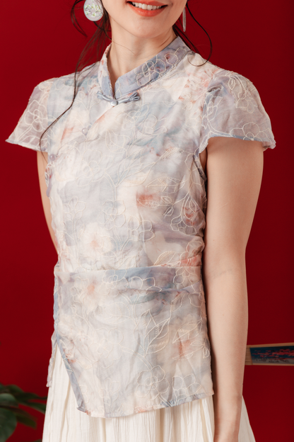 Diana Floral Jacquard Cheongsam Dress (In-Stock)