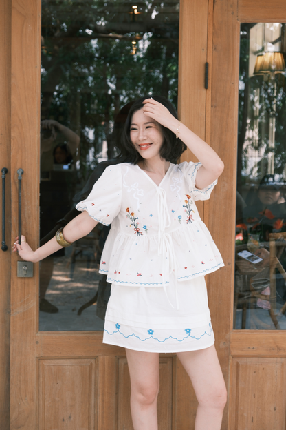 Colette Embroidered Ribbon Set