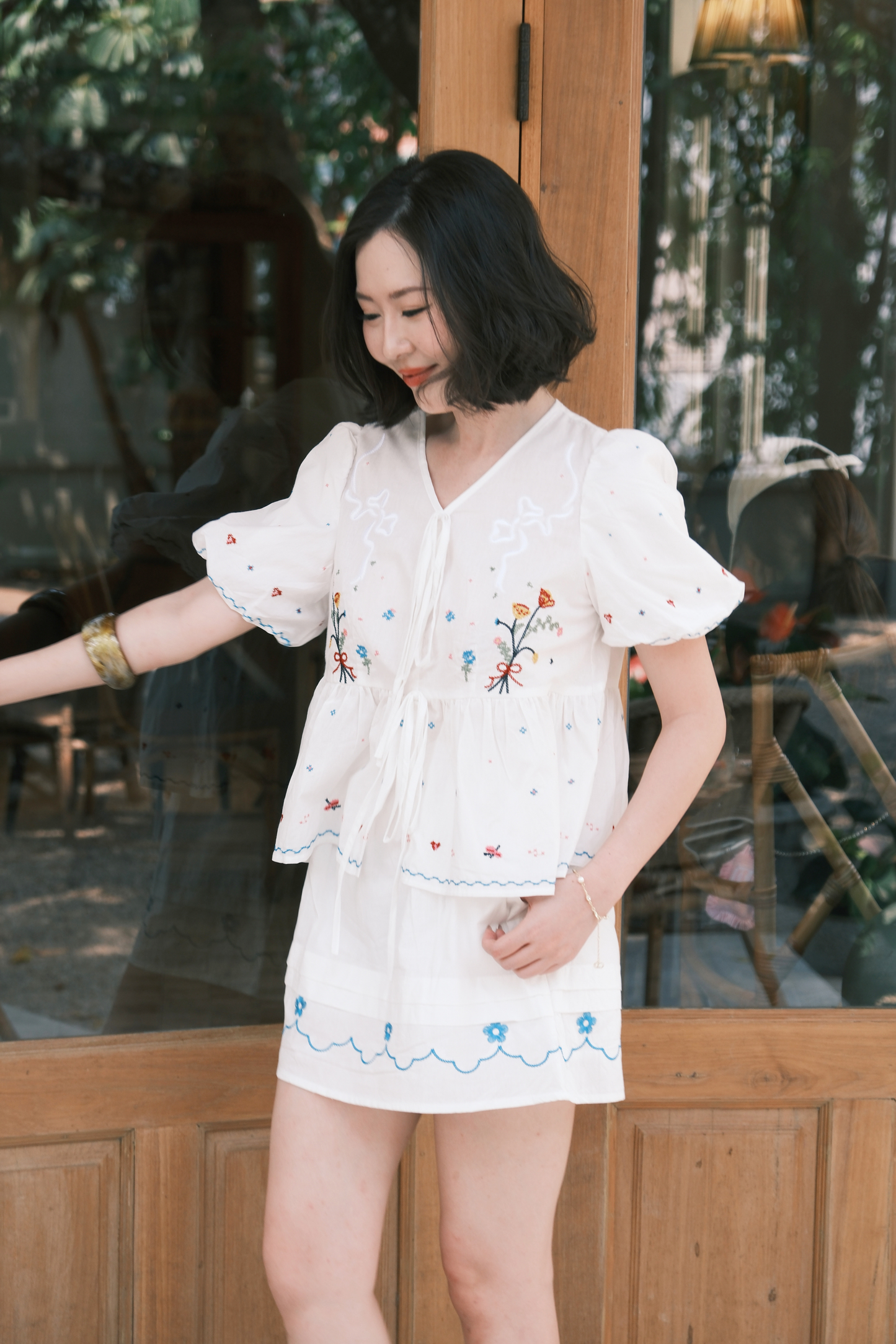 Colette Embroidered Ribbon Set