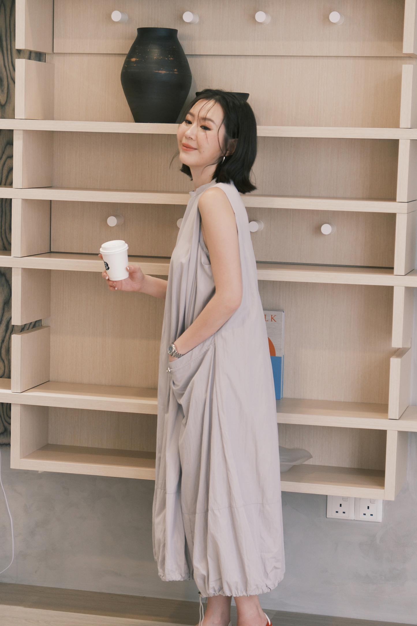 Mila Drawstring Bubble Dress