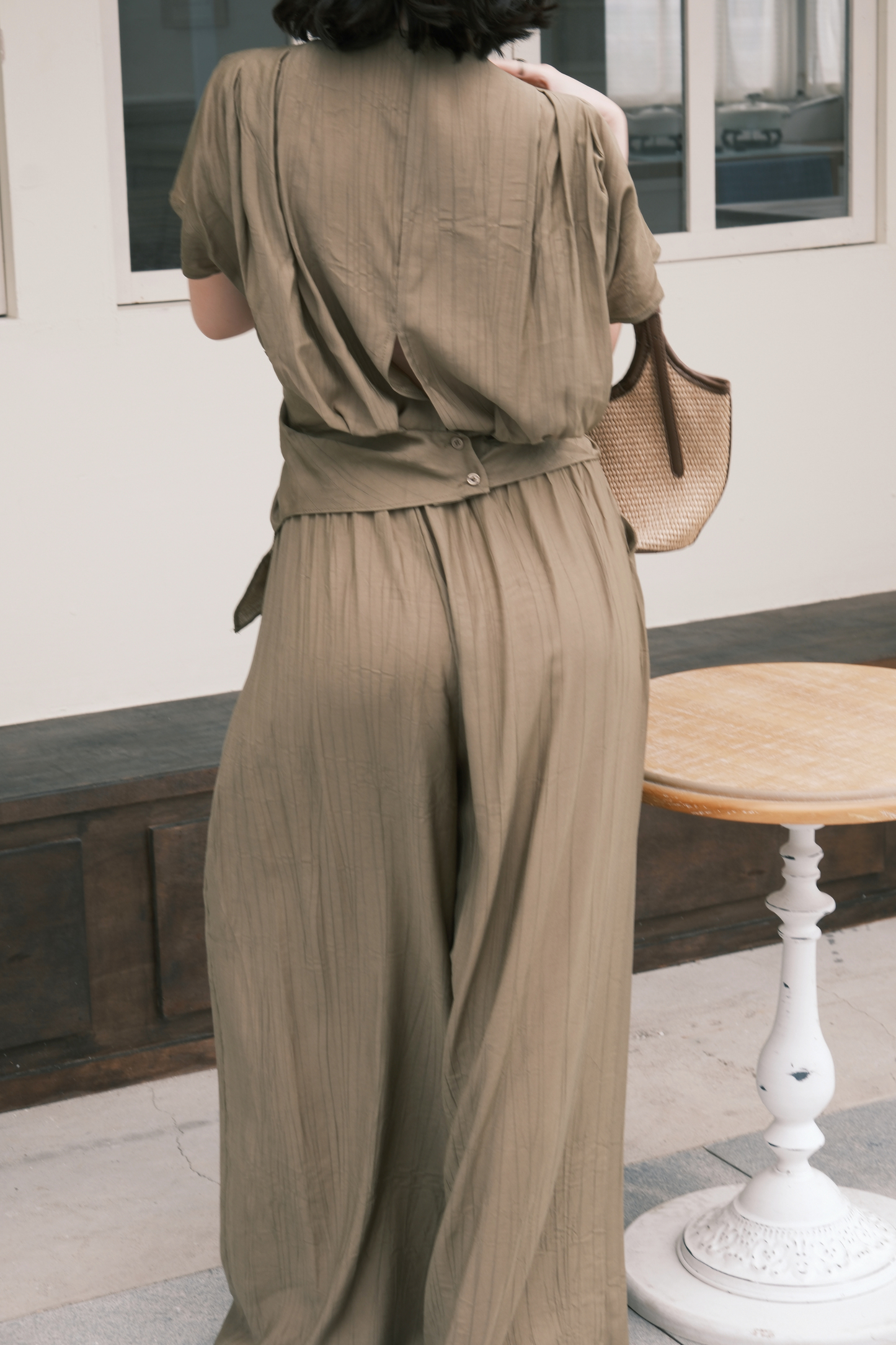 Rosalie Drape Set in Green