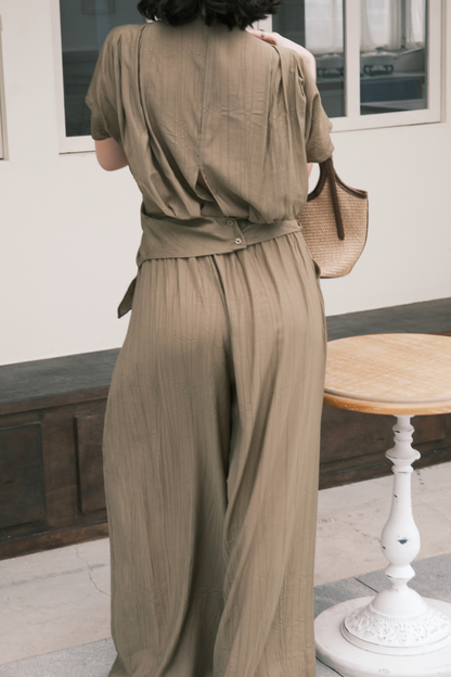 Rosalie Drape Set in Green