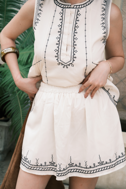 Sienna Bohemia Embroidered Set