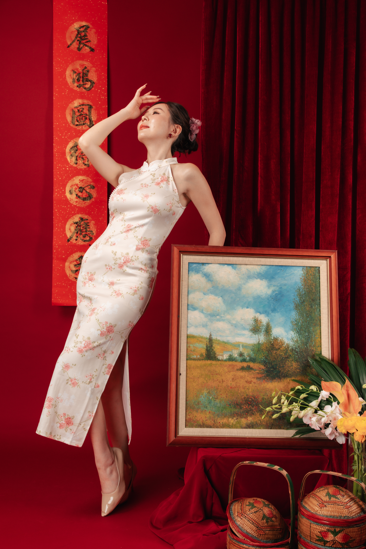 Aurelia Bloom Cheongsam Dress
