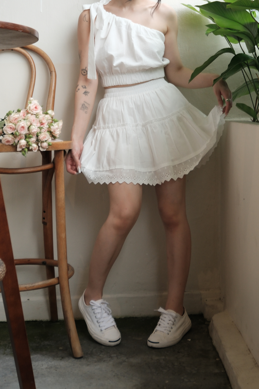 Élodie Lace Mini Skirt