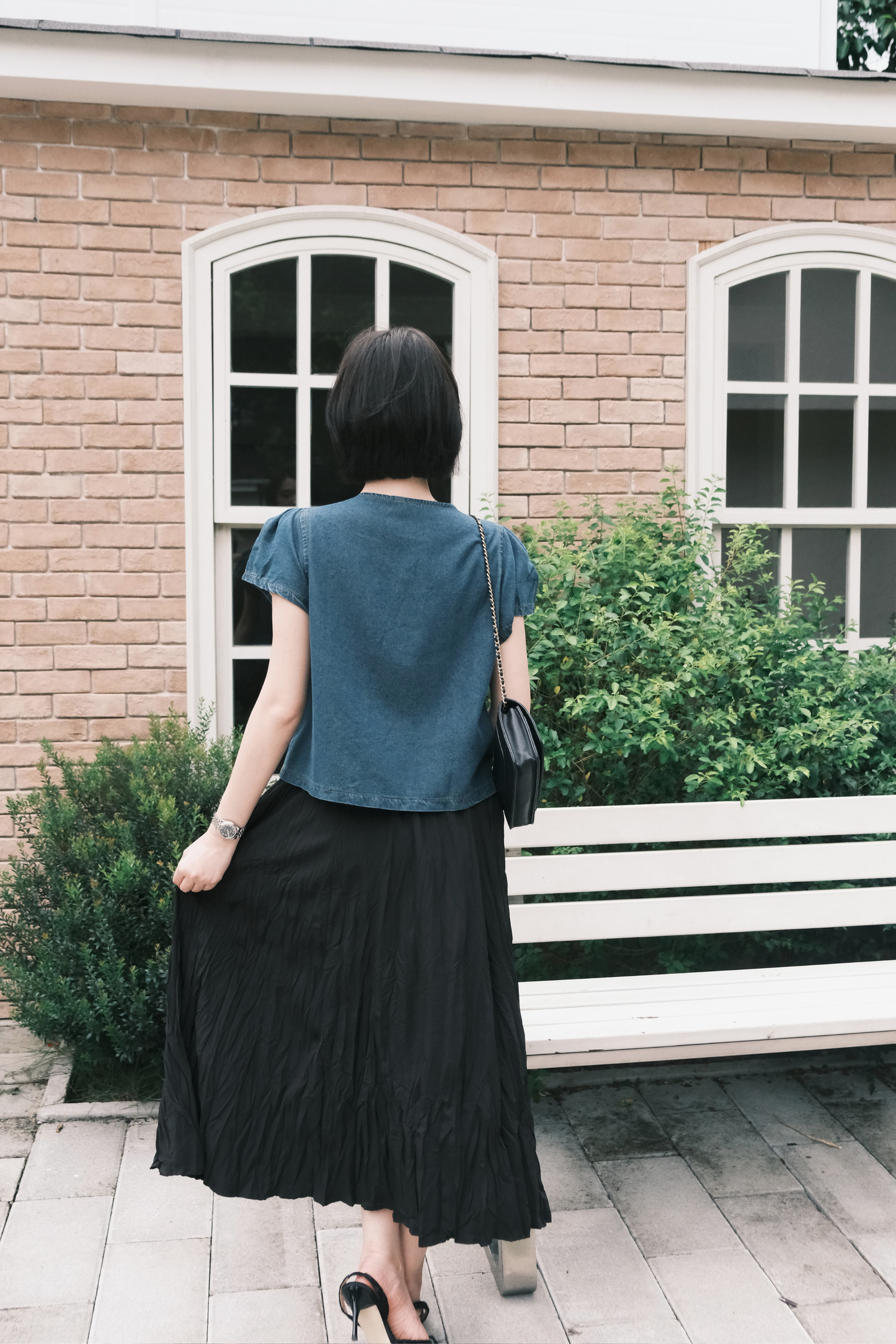 Luna Soft Denim Blouse